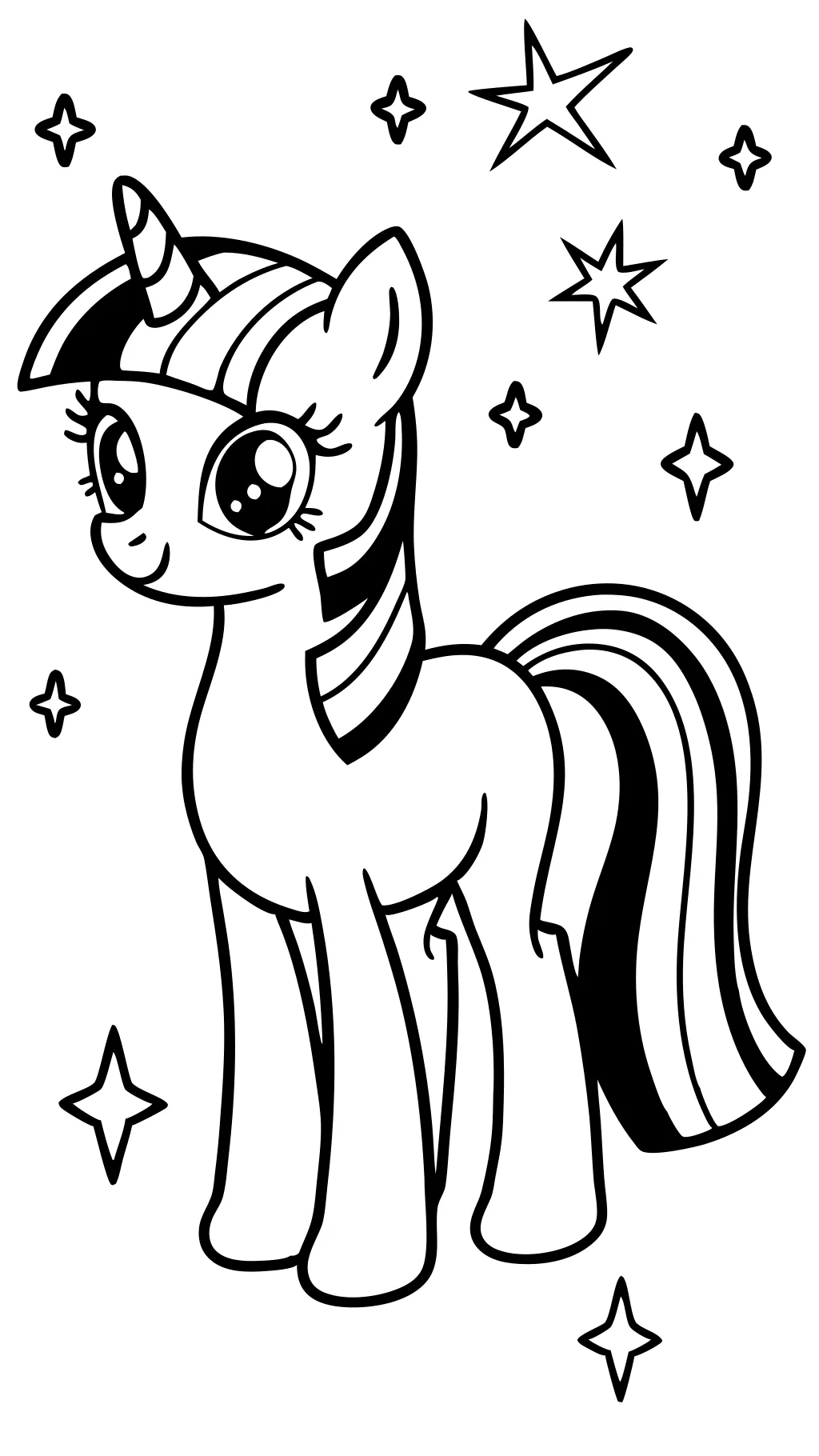 my little pony twilight sparkle coloring pages